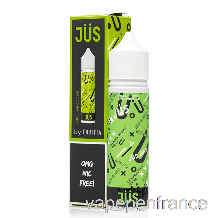 Biscuit Au Citron Vert - Jus E-liquide - 60ml 3mg Stylo Vape